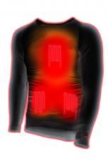 Thermo Undershirt XS-S (EU women 36-40, EU men 44-46) (incl. 2 batteries, 3,7 V, 3800 mAh each and a charger)