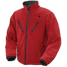 Thermo Jacket rouge,taille XXL,EUfemmes 52-54,EU hommes 60-62 (incl. 2 batteries à 3,7 V, 3800 mAh et un chargeur)