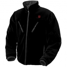 Thermo Jacket schwarz, Gr. XL, EU Damen 48-50, EU Herren 56-58, (inkl. 2 Akkus, je 3,7 V, 3800 mAh u. Ladegerät)