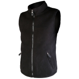 Thermo Vest, Material Fleece, Gr. XS , EU Damen 32-34 , EU Herren 40-42 (inkl. 2 Akkus, je 3,7 V, 3800 mAh u. Ladegerät)