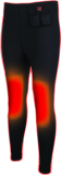Thermo Unterzieh-Hose XS-S (EU Damen 36-40, EU Herren 44-46 ) (inkl. 2 Akkus, je 3,7 V, 3800 mAh u. Ladegerät)