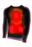 Thermo Unterzieh-Shirt XS-S (EU Damen 36-40, EU Herren 44-46) (inkl. 2 Akkus, je 3,7 V, 3800 mAh u. Ladegerät)