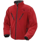 Thermo Jacket rot, Gr. XXL, EU Damen 52-54, EU Herren 60-62 (inkl. 2 Akkus, je 3,7 V, 3800 mAh u. Ladegerät)
